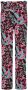 29FT straight fit broek met all over print paars roze blauw Meisjes Viscose 128-134 - Thumbnail 3