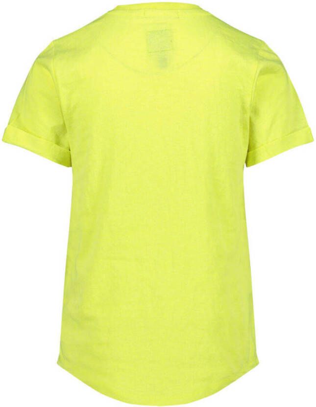 29FT T-shirt met printopdruk limegroen