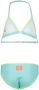 29FT triangel bikini lichtblauw Meisjes Polyester Effen 140-146 - Thumbnail 2