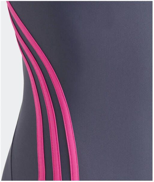 adidas Performance Infinitex sportbadpak donkerblauw roze