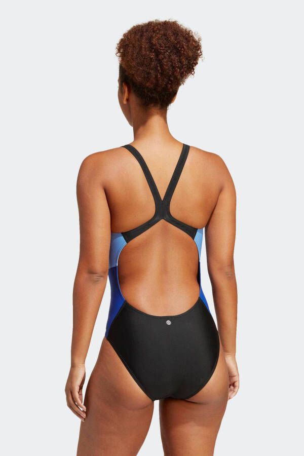 adidas Performance Infinitex sportbadpak zwart blauw