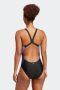 Adidas Performance Infinitex sportbadpak zwart lichtblauw - Thumbnail 4