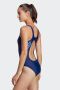 Adidas Dames zwempak 1-delig met 3 banden Blauw Dames - Thumbnail 3