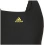 Adidas Performance sportbadpak zwart geel Meisjes Gerecycled polyamide 116 - Thumbnail 2