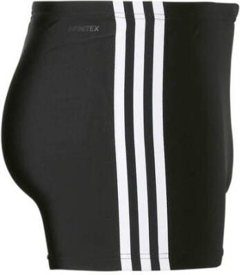 adidas Performance zwemboxer 3-stripes zwart