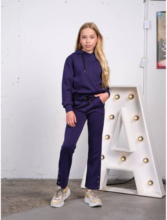 AI&KO flared broek Silina paars