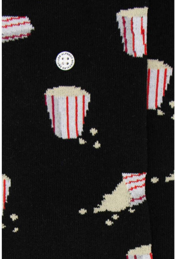 Alfredo Gonzales sokken Popcorn zwart