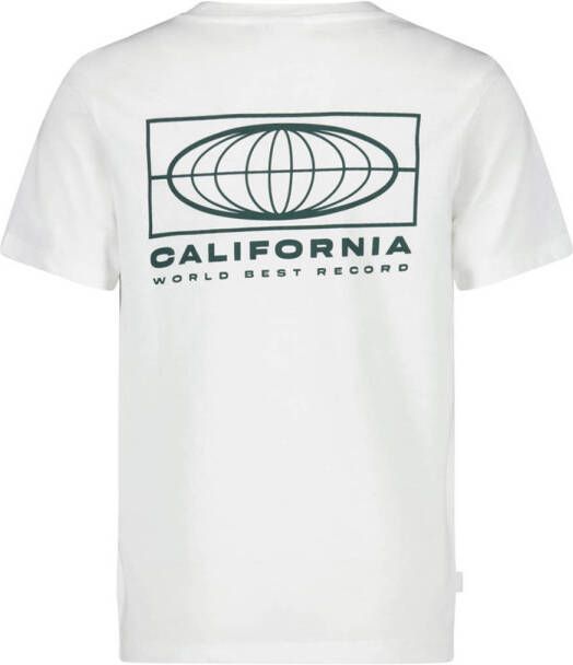 America Today T-shirt Elmont J met backprint wit