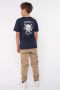 America Today T-shirt Elijah JR met backprint donkerblauw Jongens Katoen Ronde hals 122 128 - Thumbnail 3