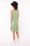 America Today gebloemde jurk Diara jr groen wit - Thumbnail 3