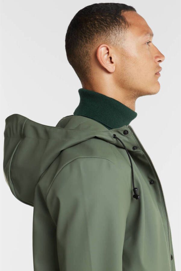 America Today straight fit regenjas Jace green - Foto 4