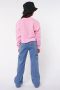 America Today sweater Sara JR met tekst roze Tekst 170 176 - Thumbnail 3