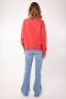 America Today sweater Scarlet met borduursels rood - Thumbnail 3