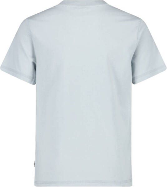 America Today T-shirt Emir JR met printopdruk lichtblauw