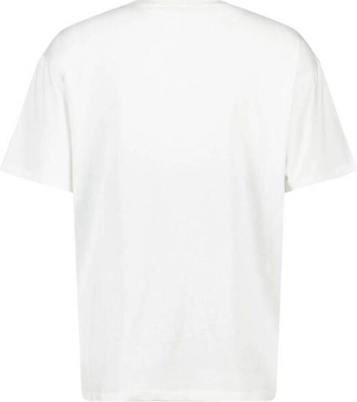 America Today T-shirt met printopdruk off white