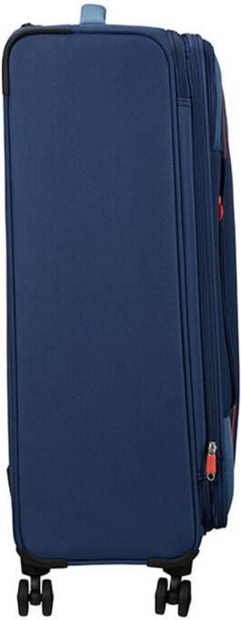 American Tourister trolley Pulsonic 81 cm. Expandable donkerblauw