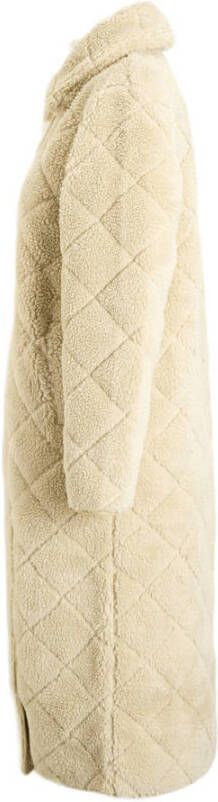 Another-Label teddy jas Danae coat zand