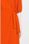 ANOTHER LABEL Dames Jurken Camille Bubble Dress Oranje - Thumbnail 6