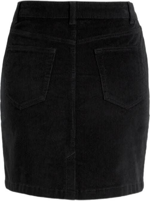 anytime corduroy rok zwart