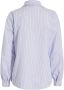 Anytime gestreepte blouse met peter pan kraag lichtblauw - Thumbnail 2