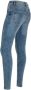 Anytime high rise skinny jeans mid blue wash - Thumbnail 2