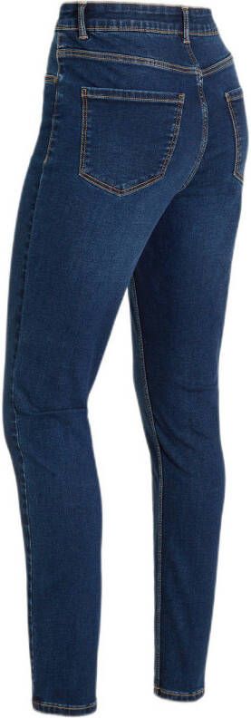 Anytime high rise skinny jeans donkerblauw - Foto 3