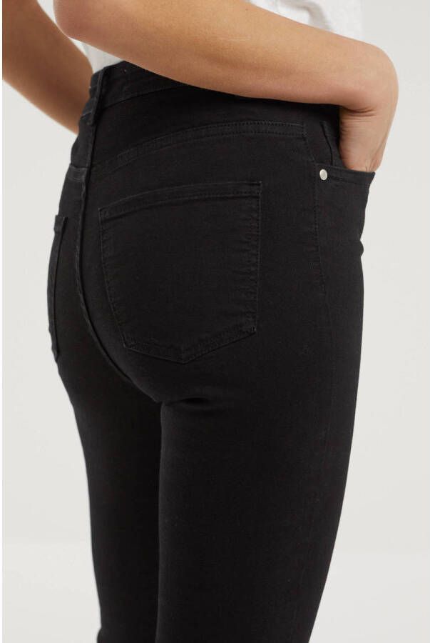 Anytime high rise skinny jeans zwart - Foto 4