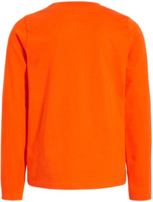 anytime longsleeve T-shirt oranje