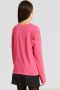 Anytime longsleeve T-shirt roze Meisjes Katoen Ronde hals Effen 134 140 - Thumbnail 3