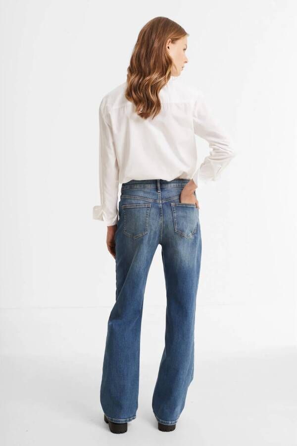 anytime loose fit jeans blauw
