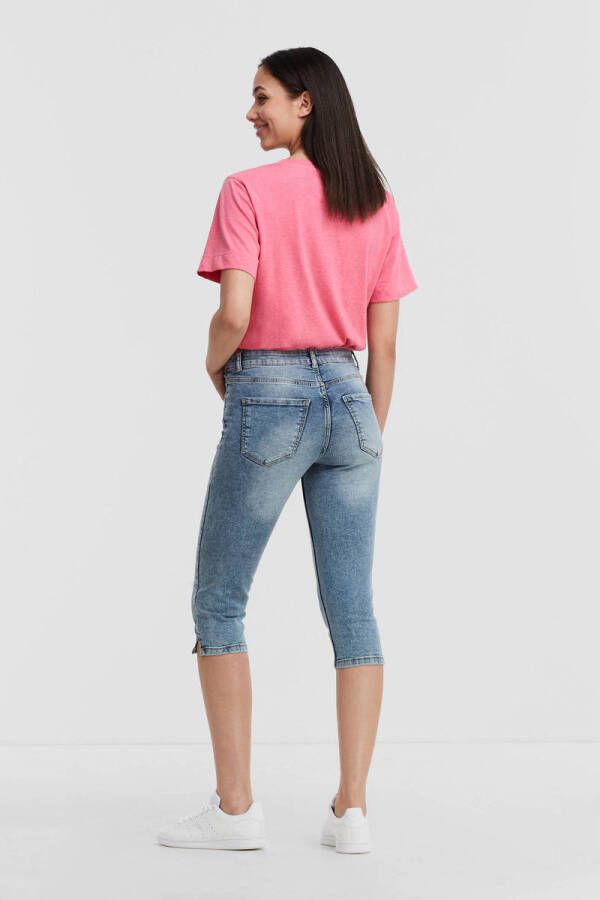 Anytime skinny capri jeans lichtblauw - Foto 3