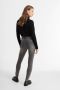 Anytime mid rise skinny jeans grijs - Thumbnail 4