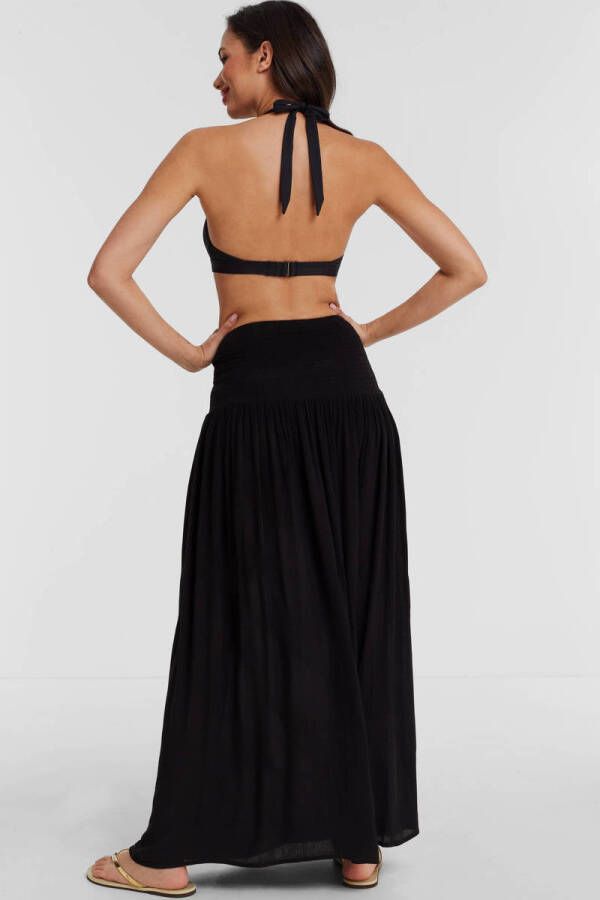 Anytime midi jurk rok in 1 zwart - Foto 3