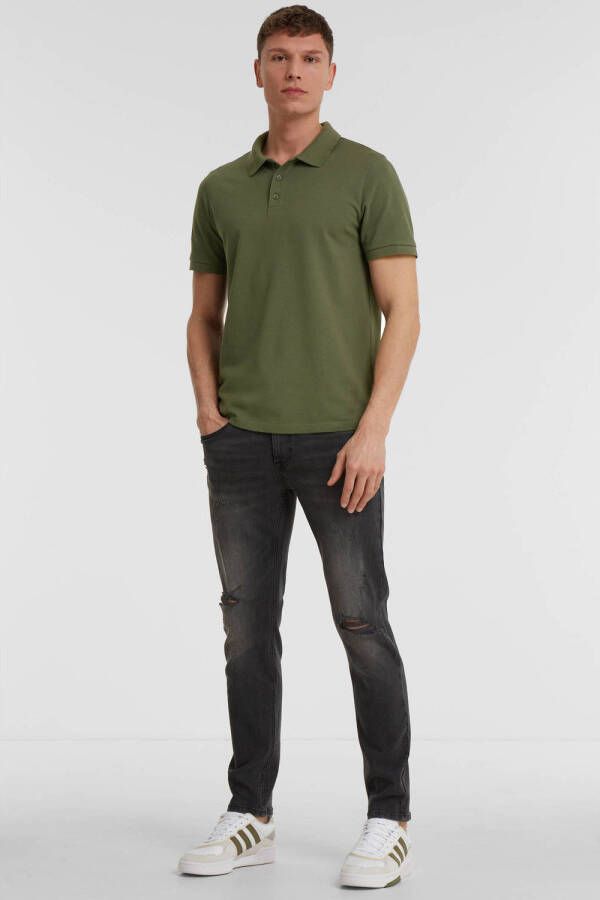 Anytime slim fit jeans donkergrijs - Foto 4