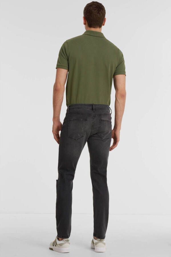 Anytime slim fit jeans donkergrijs - Foto 5