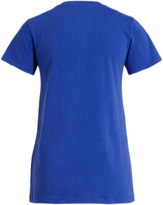 Anytime T-shirt met V-hals blauw - Foto 2