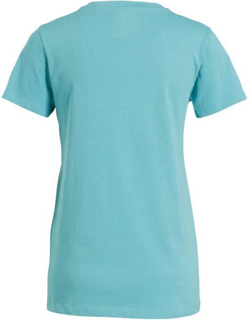 anytime T-shirt met V-hals blauw