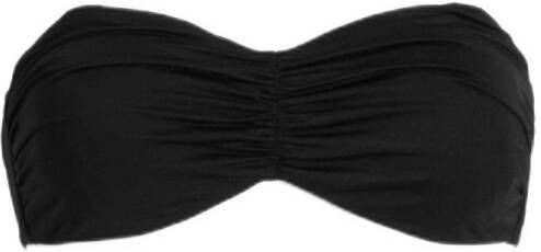 anytime voorgevormde strapless bandeau bikinitop zwart