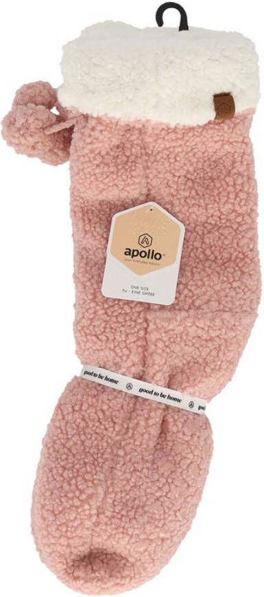 Apollo huissokken roze