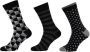 Apollo giftbox sokken met all-over-print set van 3 zwart - Thumbnail 3