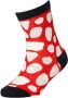 Apollo sokken met all-over print set van 10 rood Meisjes Katoen Mixprint 23-26 - Thumbnail 2
