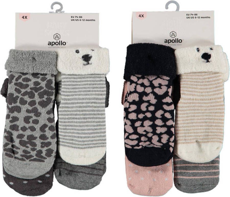 Apollo sokken set van 4 multi