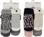 Apollo sokken set van 4 multi Meisjes Katoen All over print 56-68 - Thumbnail 2