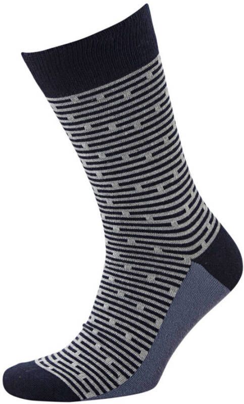 Apollo sokken set van 6 marine grijs