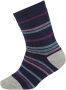 Apollo gestreepte sokken set van 6 multi Katoen Mixprint 23-26 - Thumbnail 2