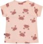 Babyface baby T-shirt met all over print roze Meisjes Stretchkatoen Ronde hals 56 - Thumbnail 2