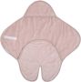 Baby's Only wikkeldeken met voetjes Cozy autostoel 0+ 5-puntsgordel oud roze - Thumbnail 2