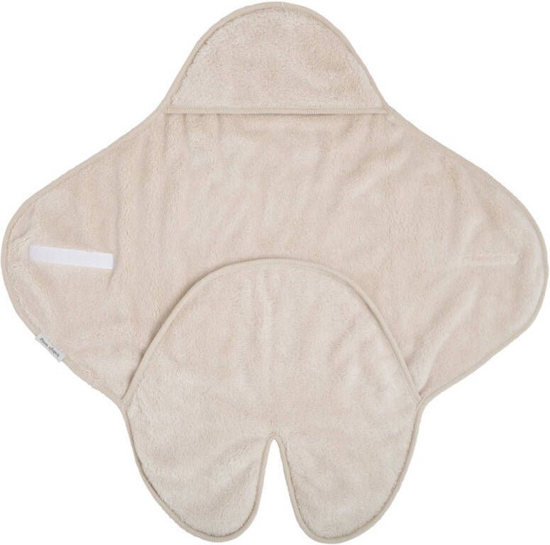 Baby's Only wikkeldeken met voetjes Cozy autostoel 0+ 5-puntsgordel warm linen
