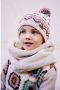 Barts gebreide muts Mayao met all-over print ecru - Thumbnail 2