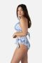 Barts voorgevormde halter bikinitop Deltia blauw wit - Thumbnail 4